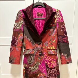 Etro Paisley Pattern Over Coat